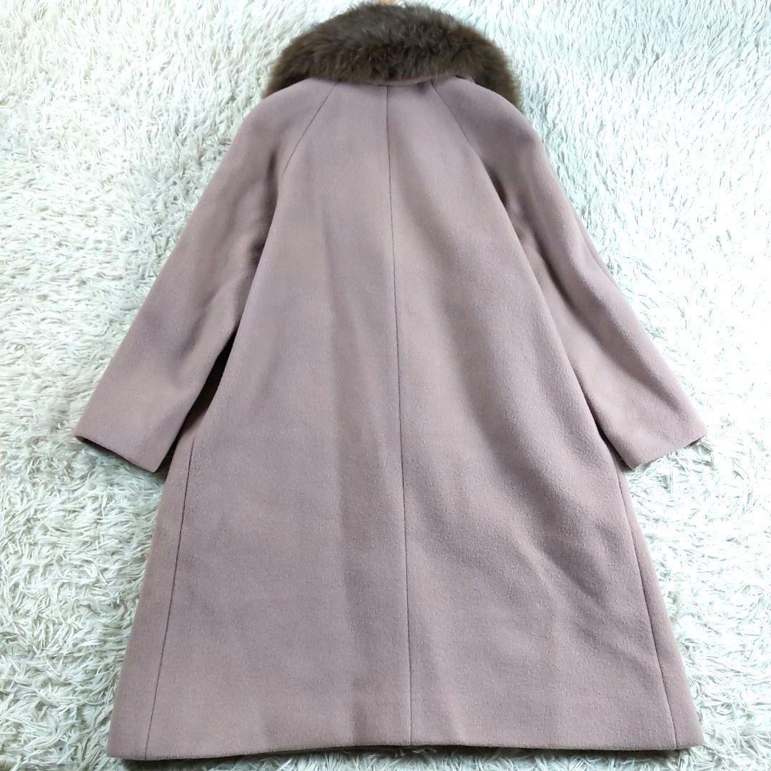 極美品 近年モデル ANAYI フォックスファー ダブルビーバー ロング丈コート