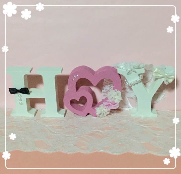 yuppi様確認用♡ウエディングバージョン・イニシャルオブジェ