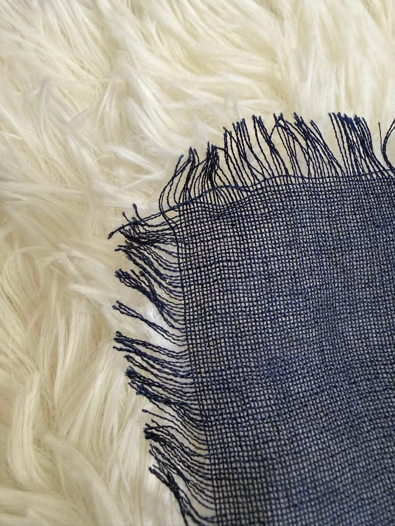 希少 激レア ヴィヴィアンウエストウッド ミルキーウェイ 大判ストール ネイビー