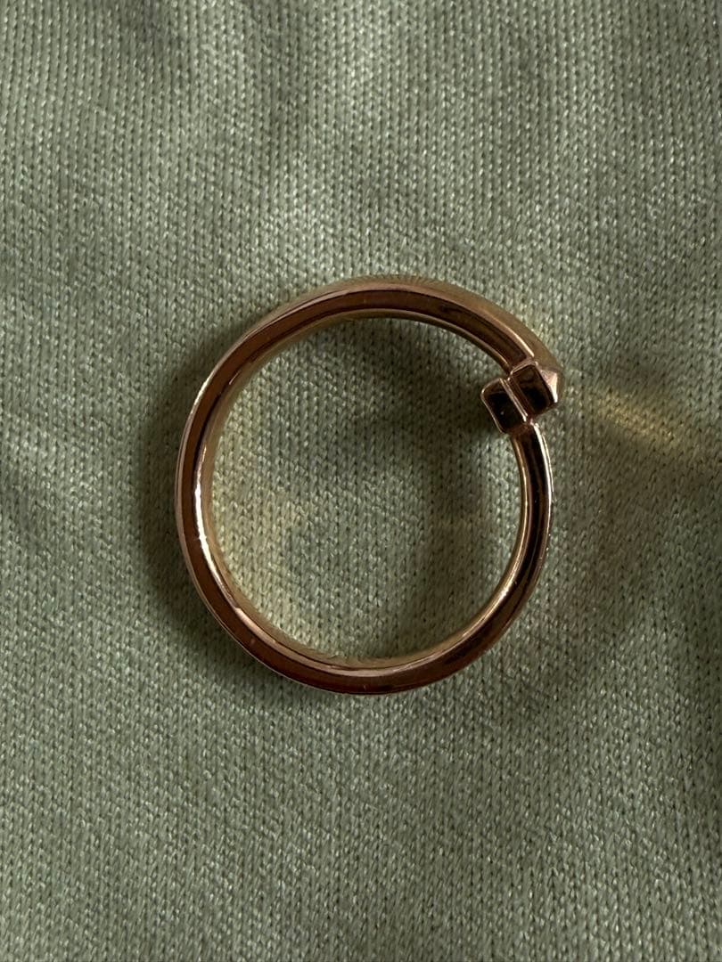 ティファニー T T ワンリング ダイヤモンド ローズゴールド13号