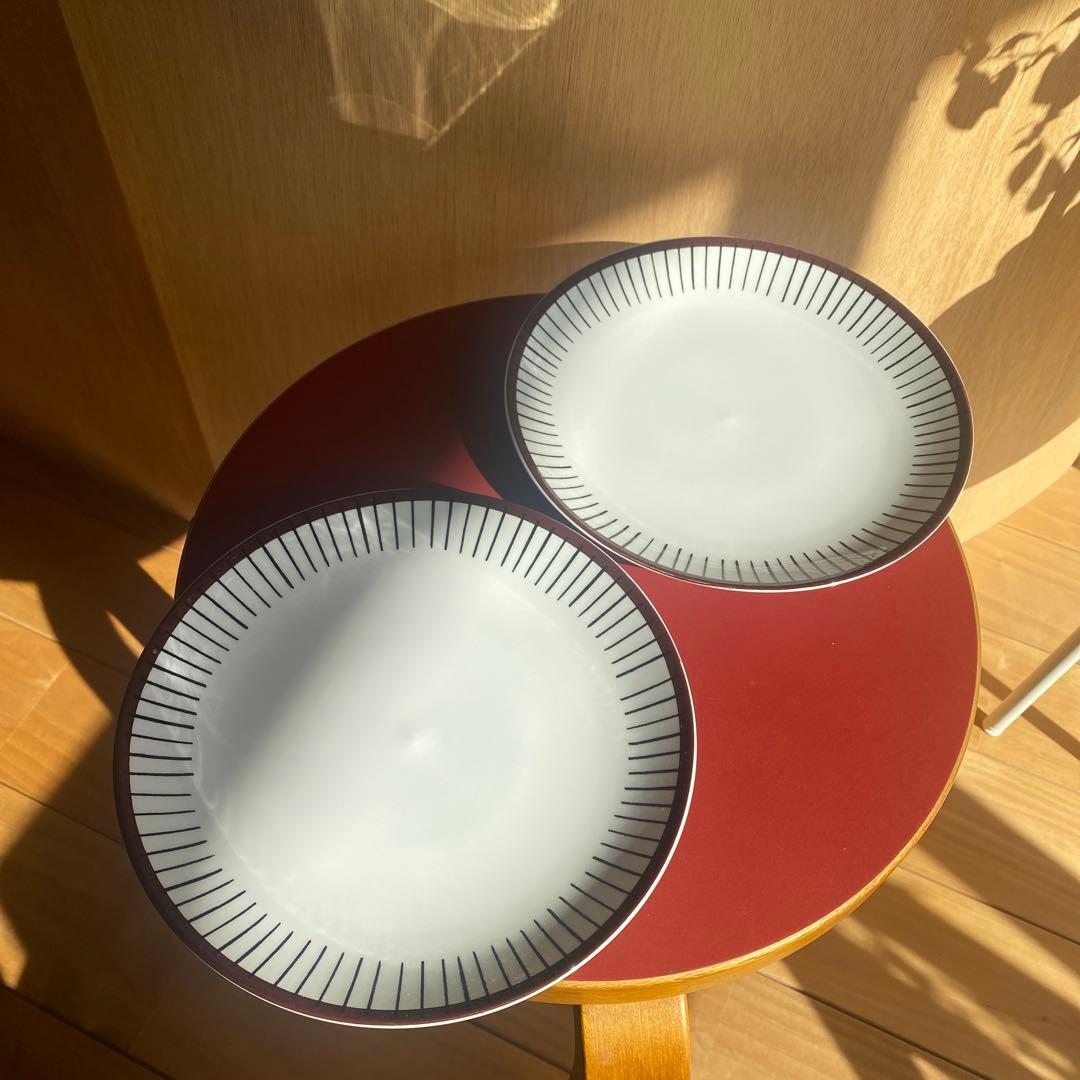 グスタフスベリ スピサリブ 21.5cmプレート2枚