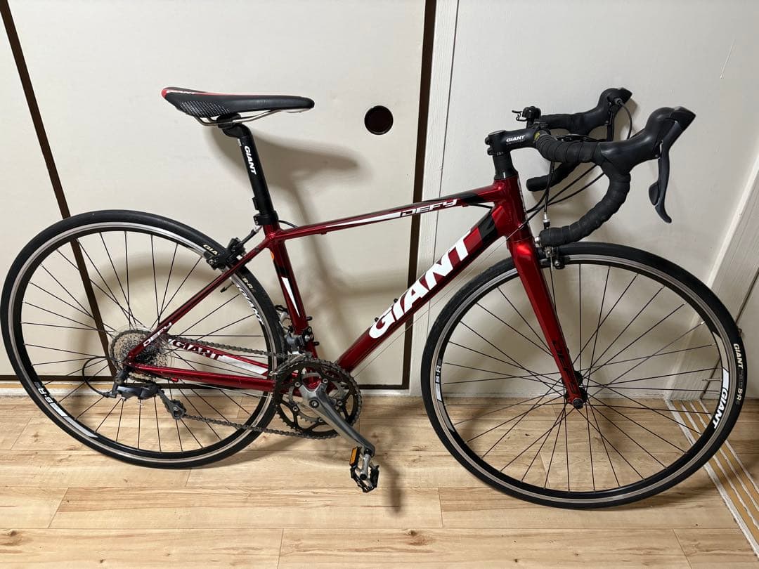 GIANT DEFY レッド ロードバイク