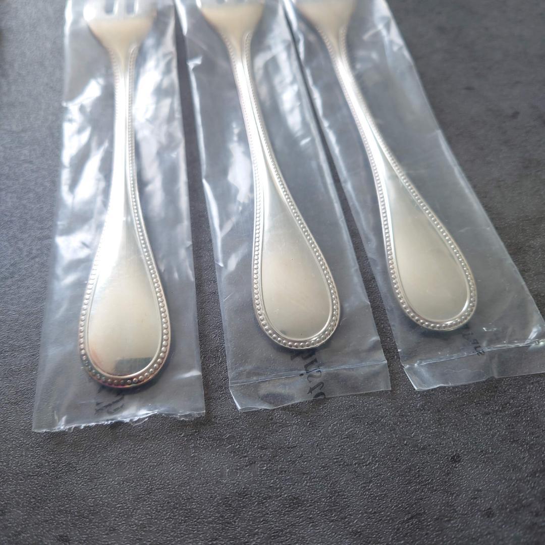 クリストフル パール ケーキフォーク 未開封 3点