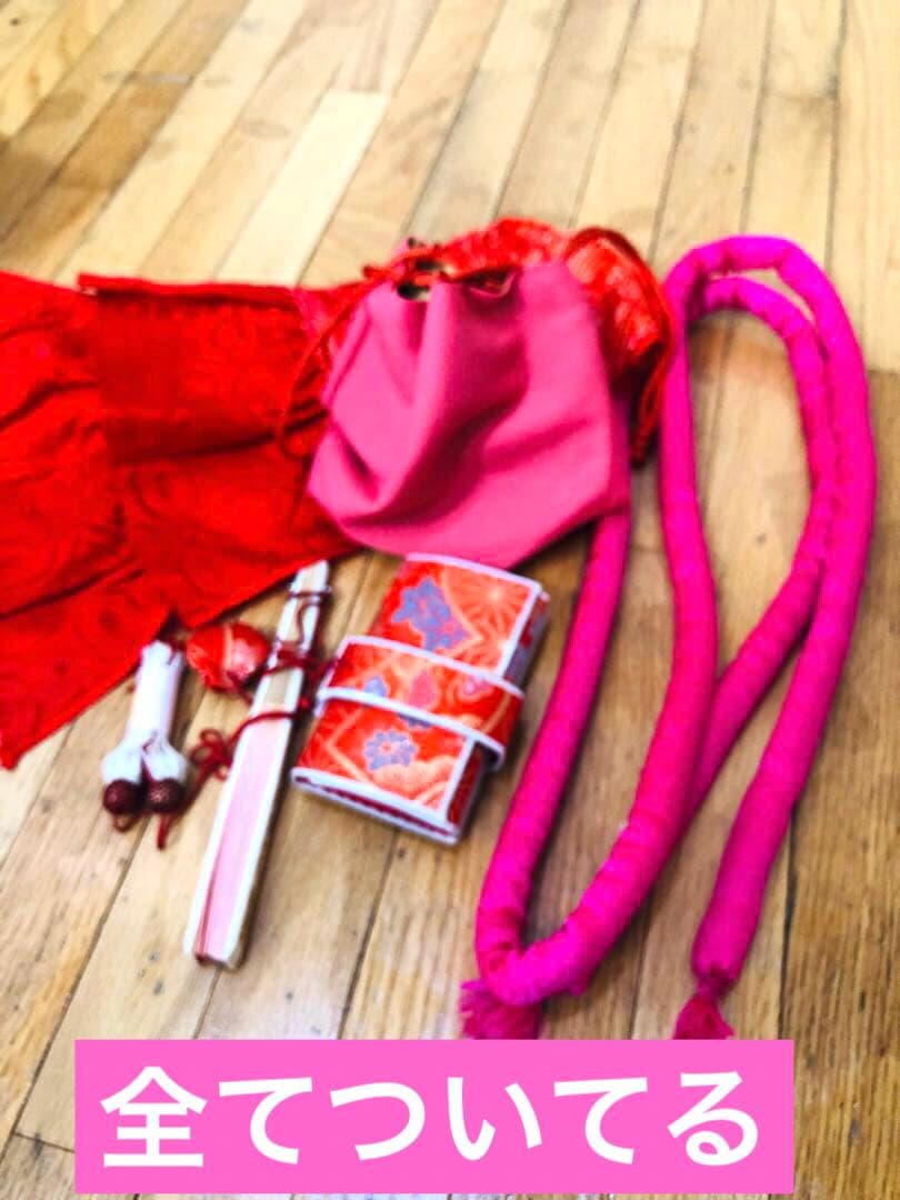 七五三七歳‼正絹可愛いピンクに花々金箔金彩煌びやか際立つ❤️完全フルセット