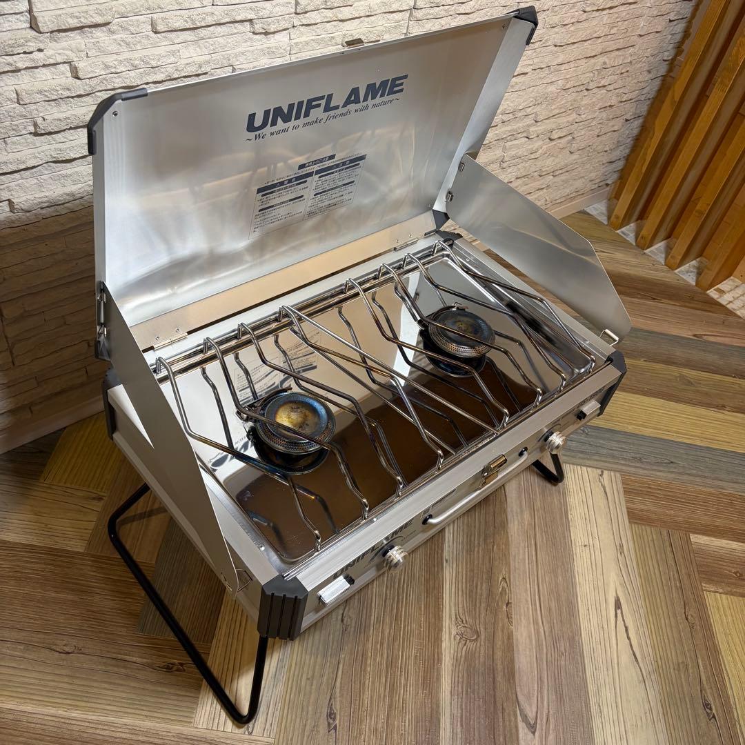 【✨初売り✨】UNIFLAME ツーバーナーコンロ US-1900