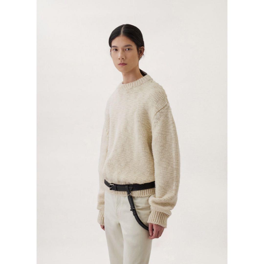 LEMAIRE equestrian belt 80cm black ルメール