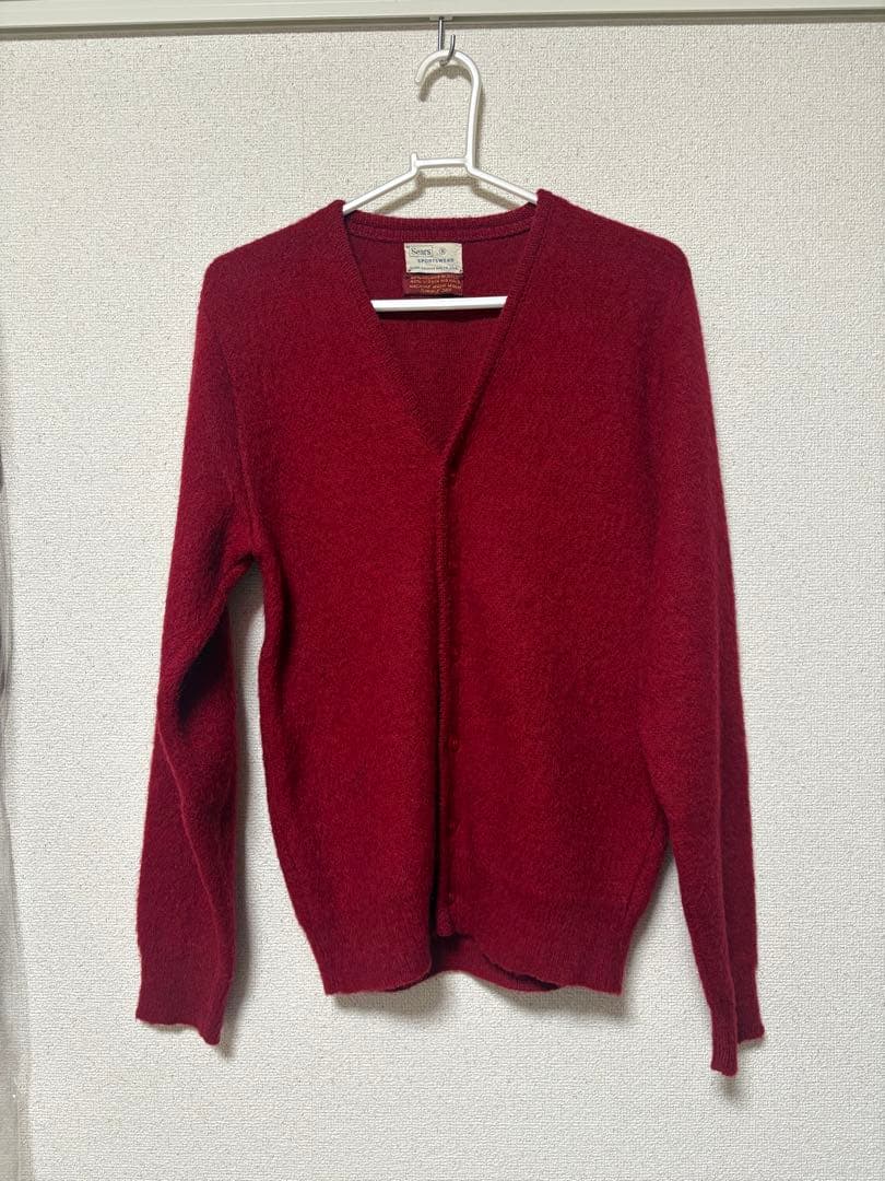 【掲載最終日】60s 60年代　ヴィンテージ モヘヤ カーディガン