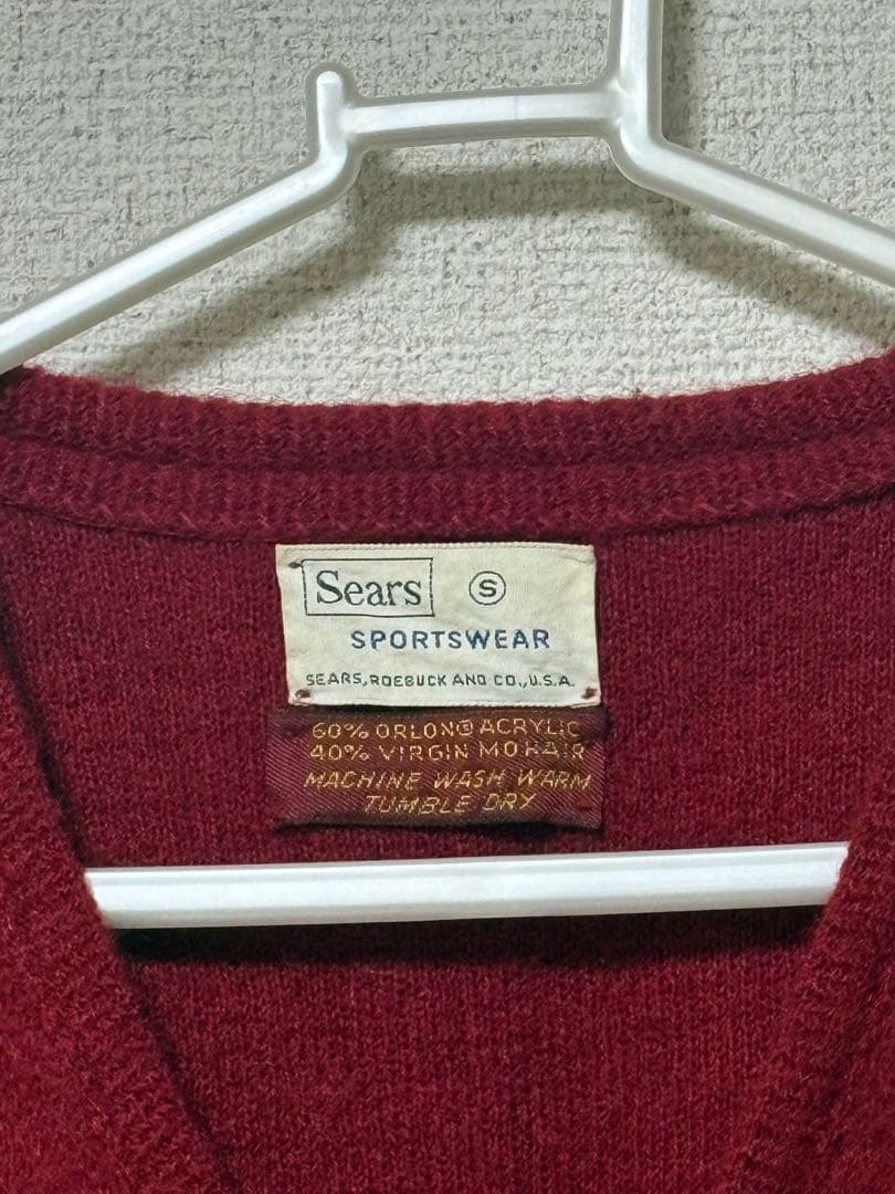 【掲載最終日】60s 60年代　ヴィンテージ モヘヤ カーディガン