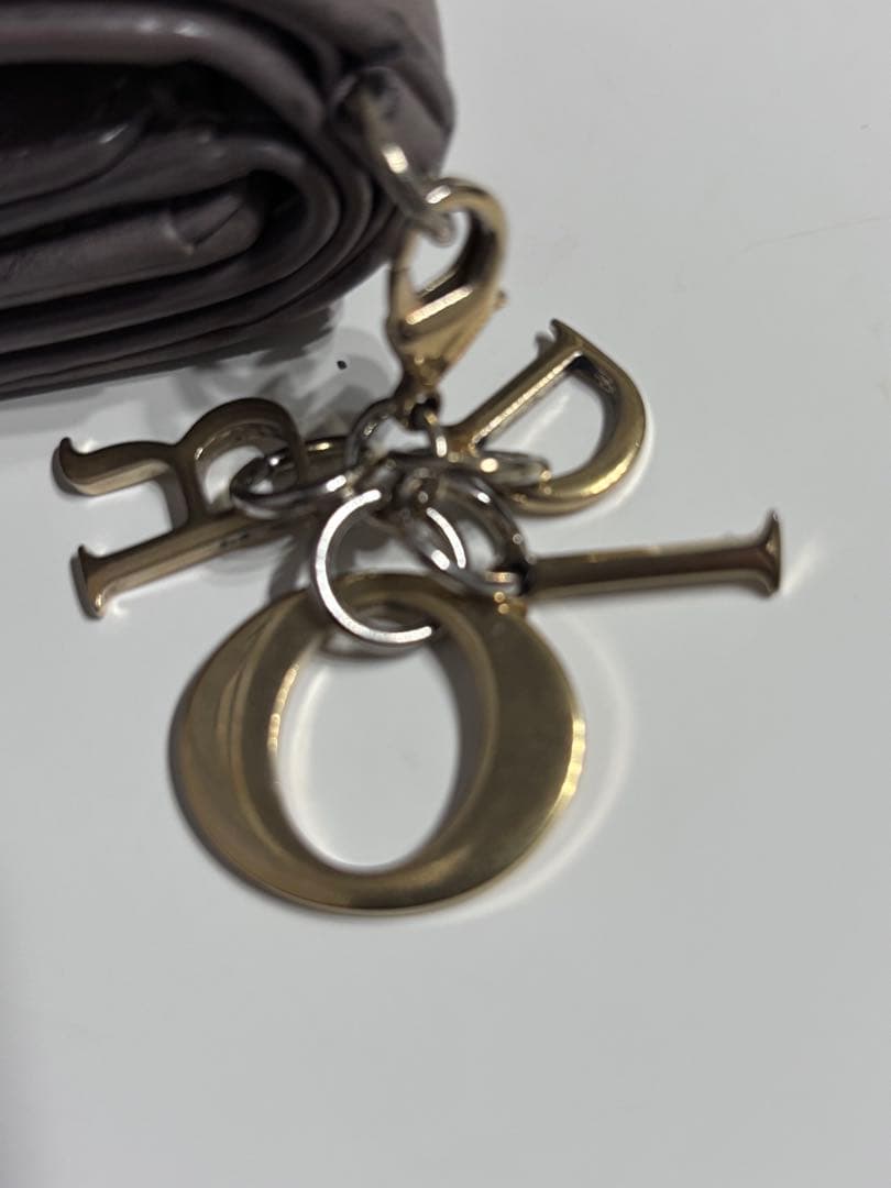 DIOR 財布　Lotusウォレット　カナージュラムスキン