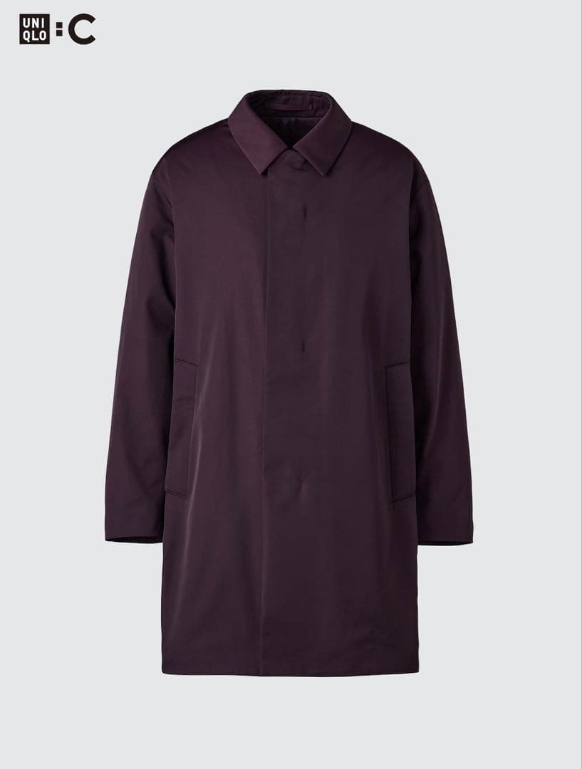 UNIQLO C パフテックハーフコート　ブラウン