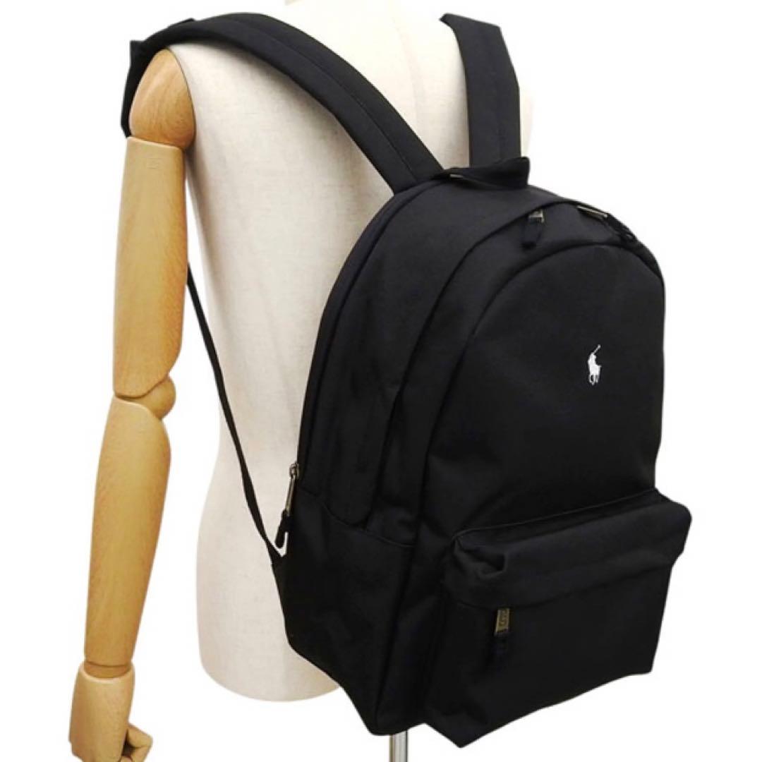 ラルフローレン リュックサック ブラック RALPH LAUREN A4対応