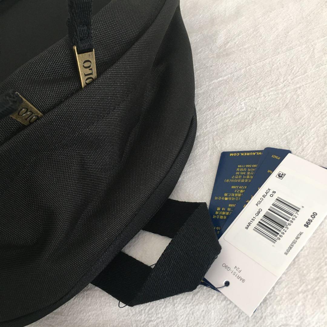 ラルフローレン リュックサック ブラック RALPH LAUREN A4対応