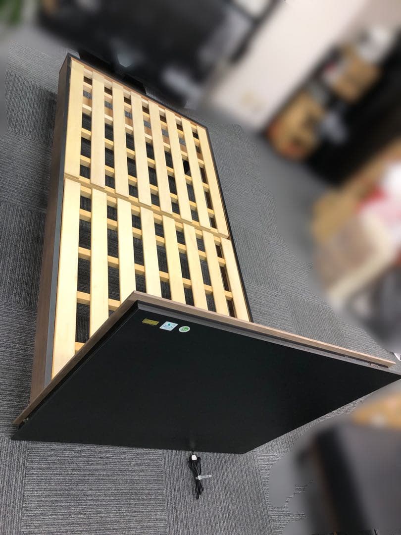 【美品】FranceBed スリムの脚付きベッド S