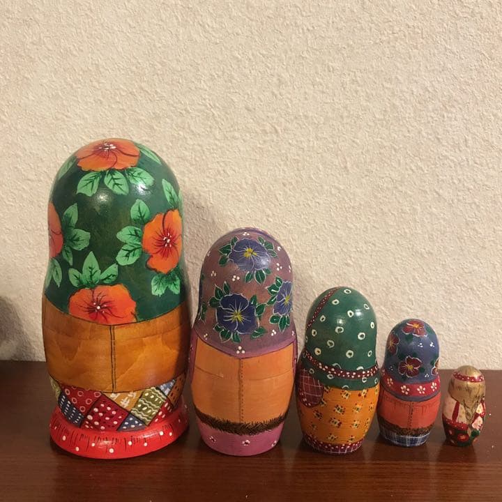 マトリョーシカ　手描き