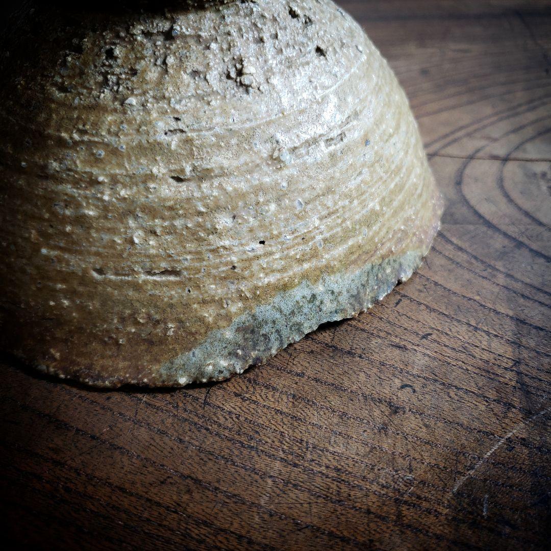 茶碗　抹茶椀　茶道具　茶器　銘　訳あり　欠け　緑　岩　鉢　丼