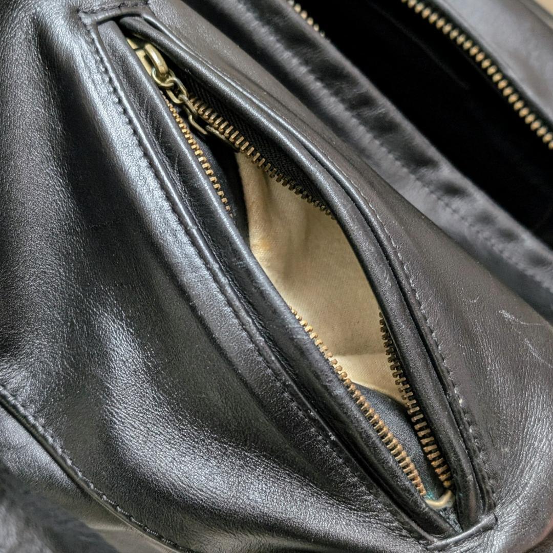 Schott 642 USA製 シングルライダース ジャケット 42 ライナー付