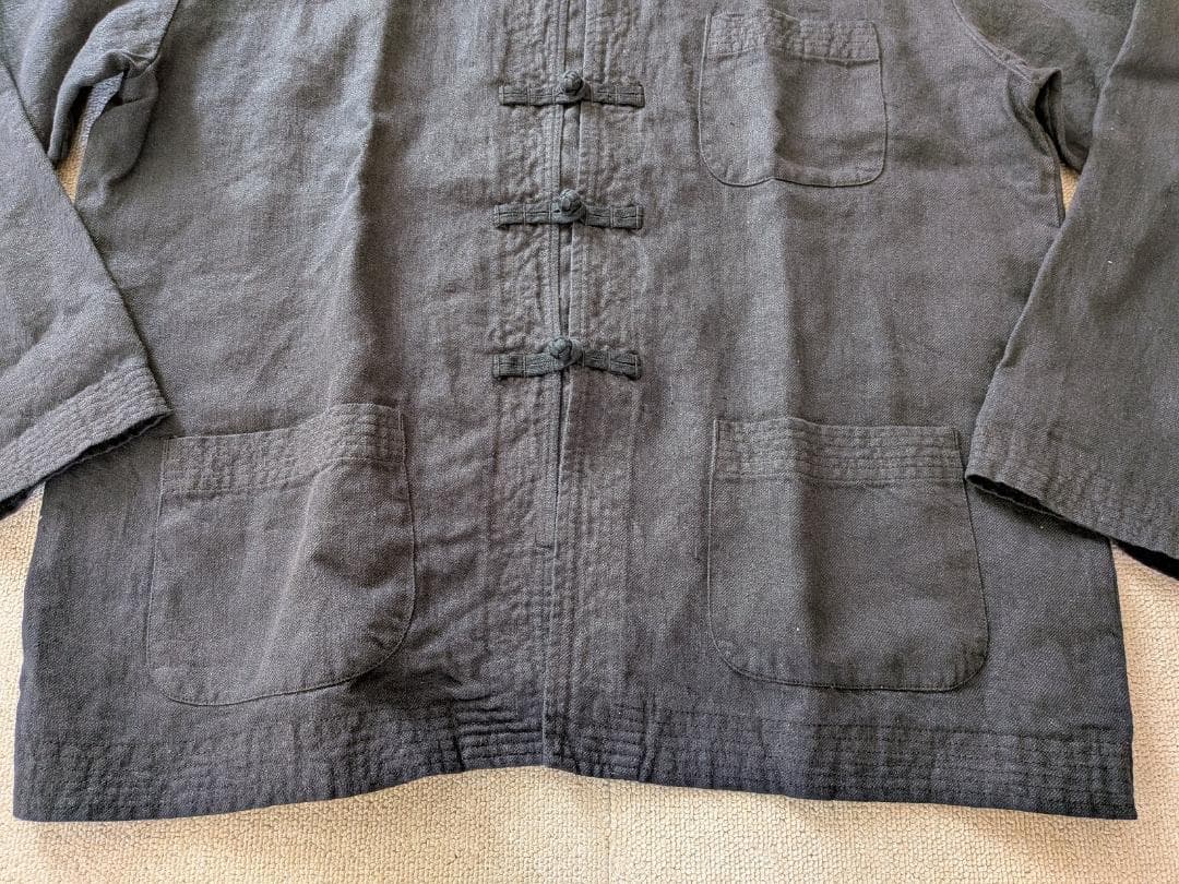 ファインクリーク シーワークス 長袖 チャイナ ジャケット ワーク シャツ 44