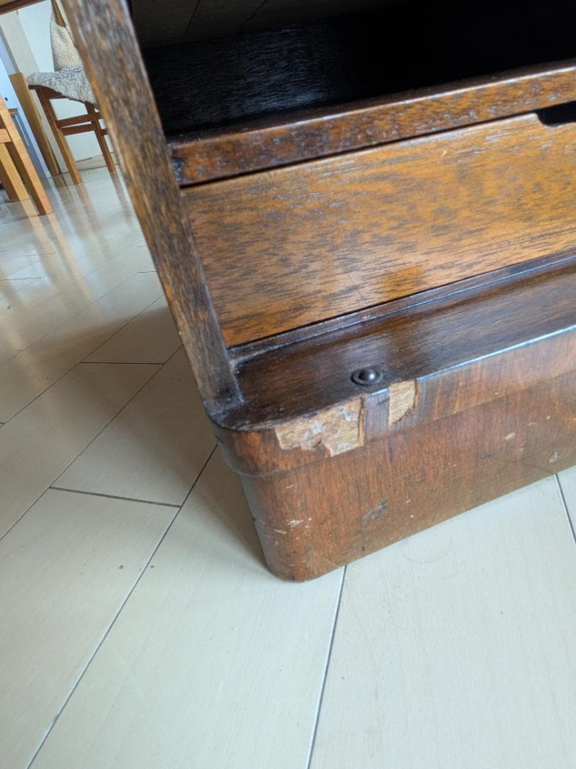 アンティーク木製ショーケース 9段キャビネット