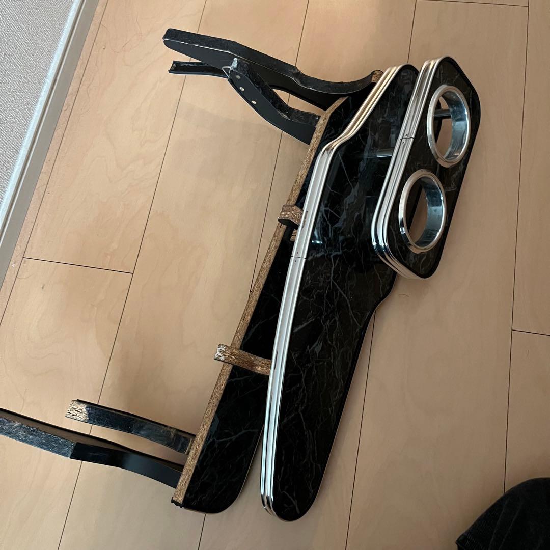 50プリウス　フロントテーブル　カップホルダー ブラック