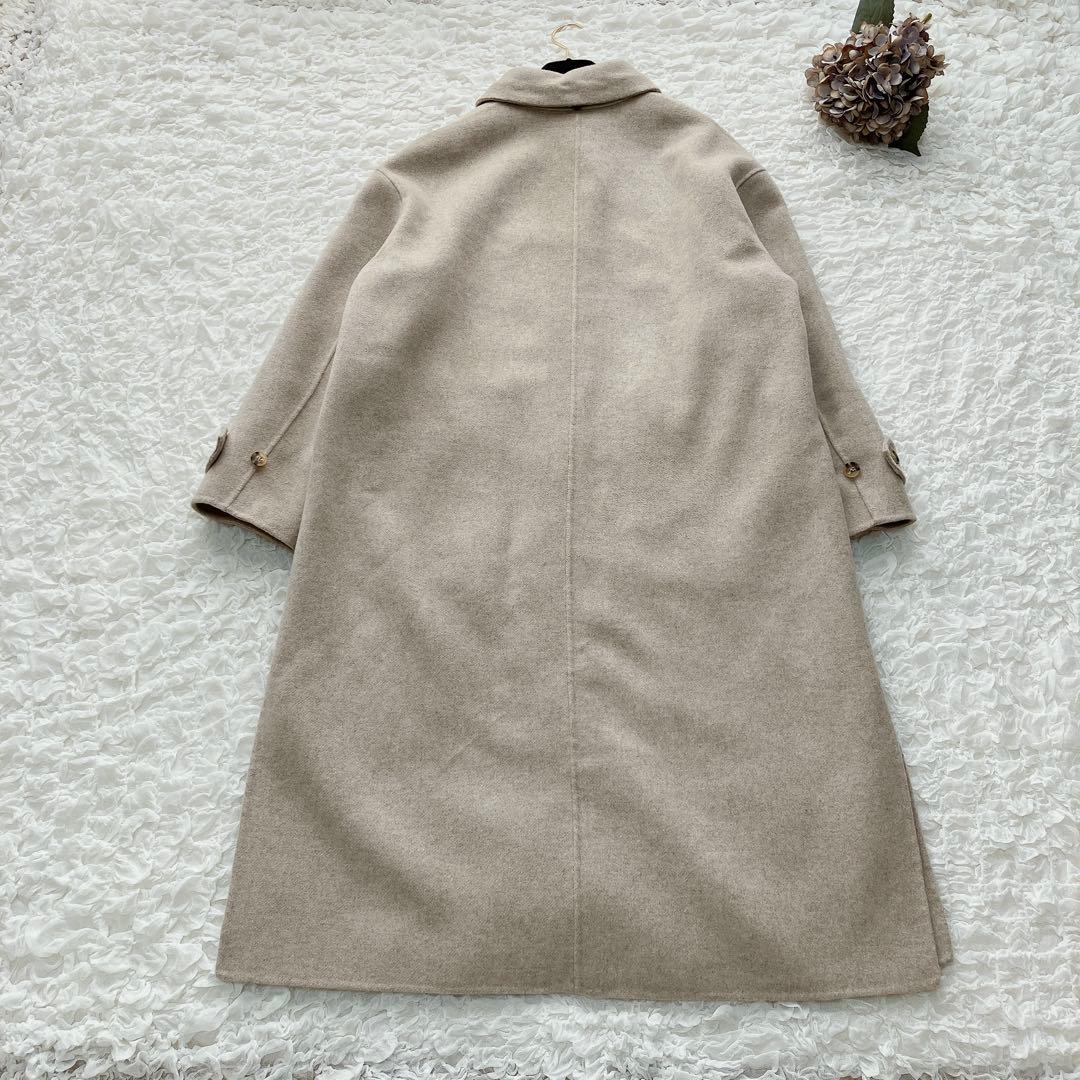 23区　24AW MANTECOPureリバー ロングコート　38 ベージュ