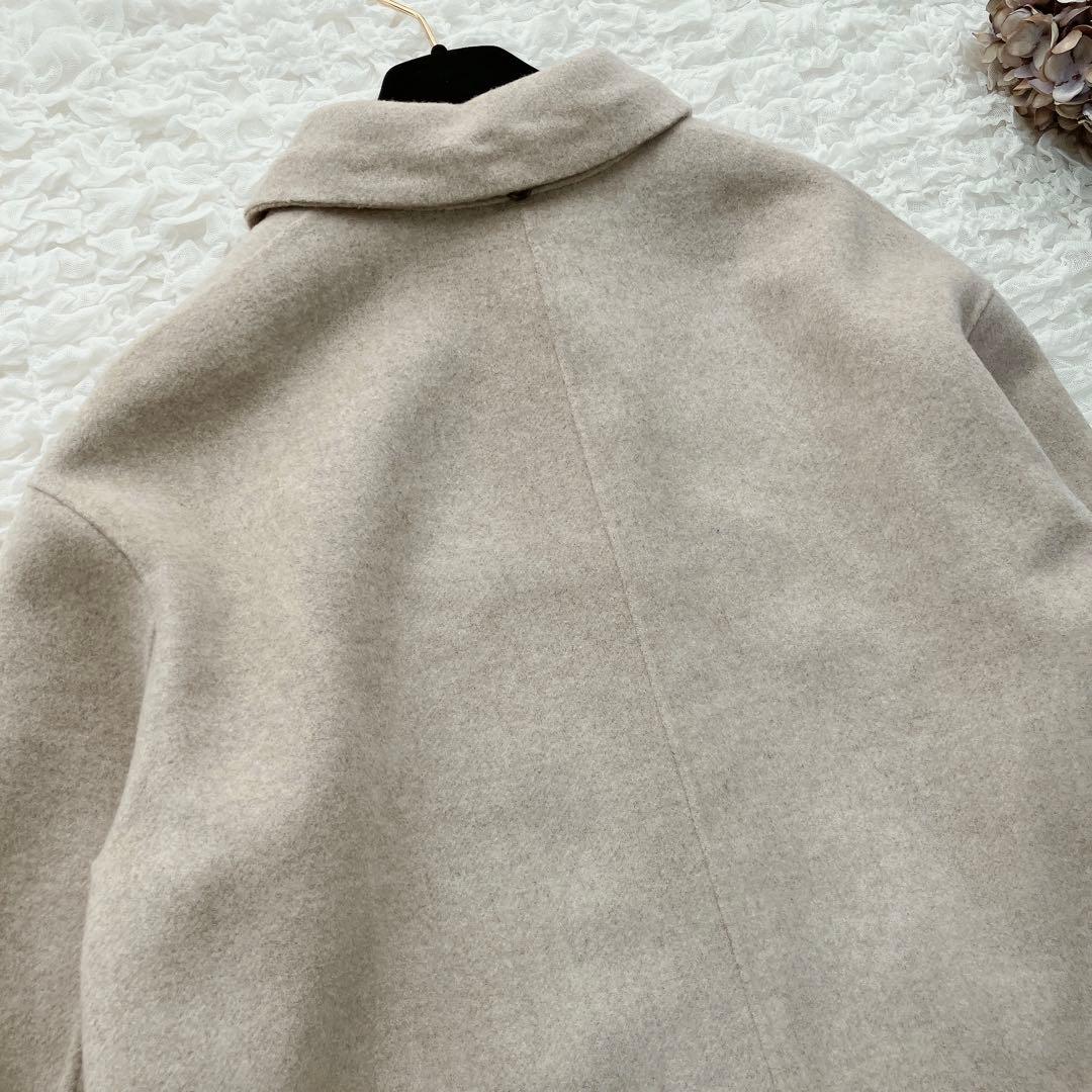 23区　24AW MANTECOPureリバー ロングコート　38 ベージュ