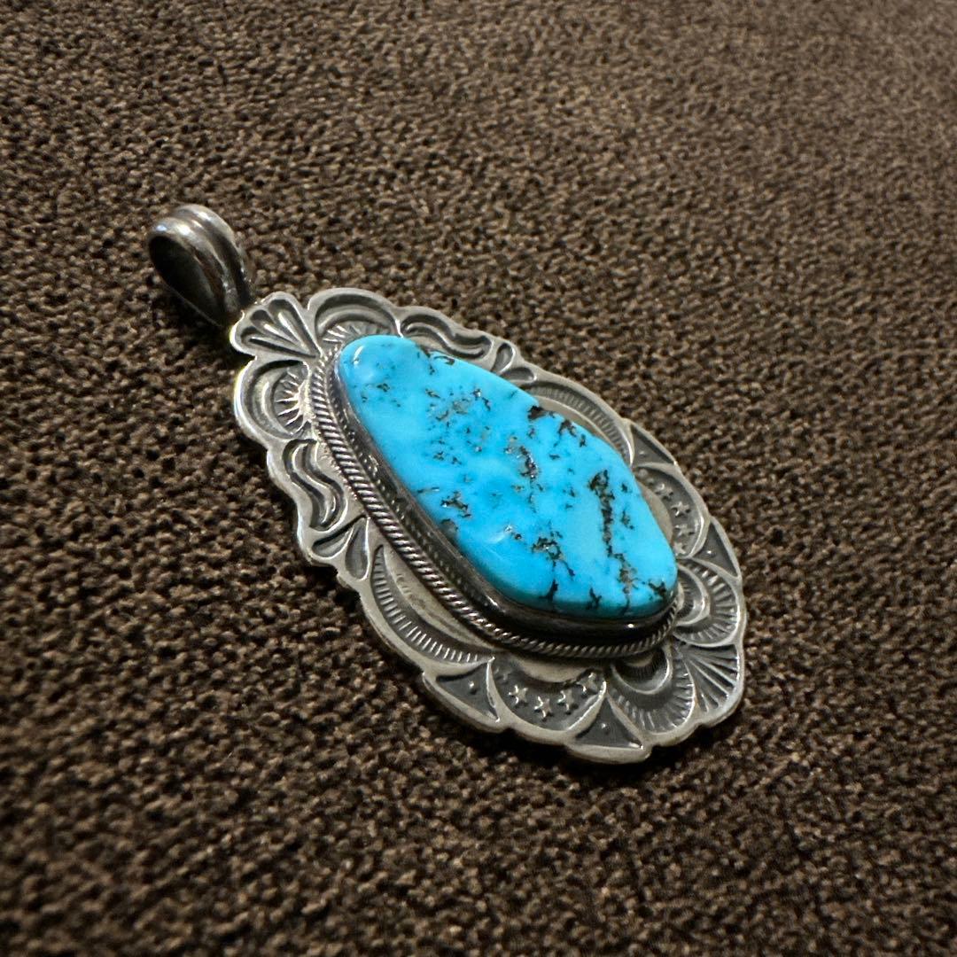 【特大】Gary Reeves ペンダントトップ ナバホ族　ゲーリーリーブス