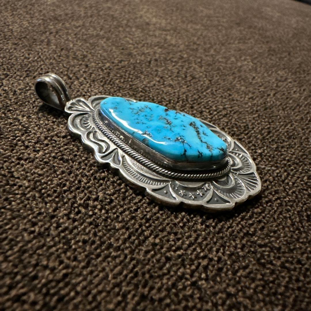 【特大】Gary Reeves ペンダントトップ ナバホ族　ゲーリーリーブス