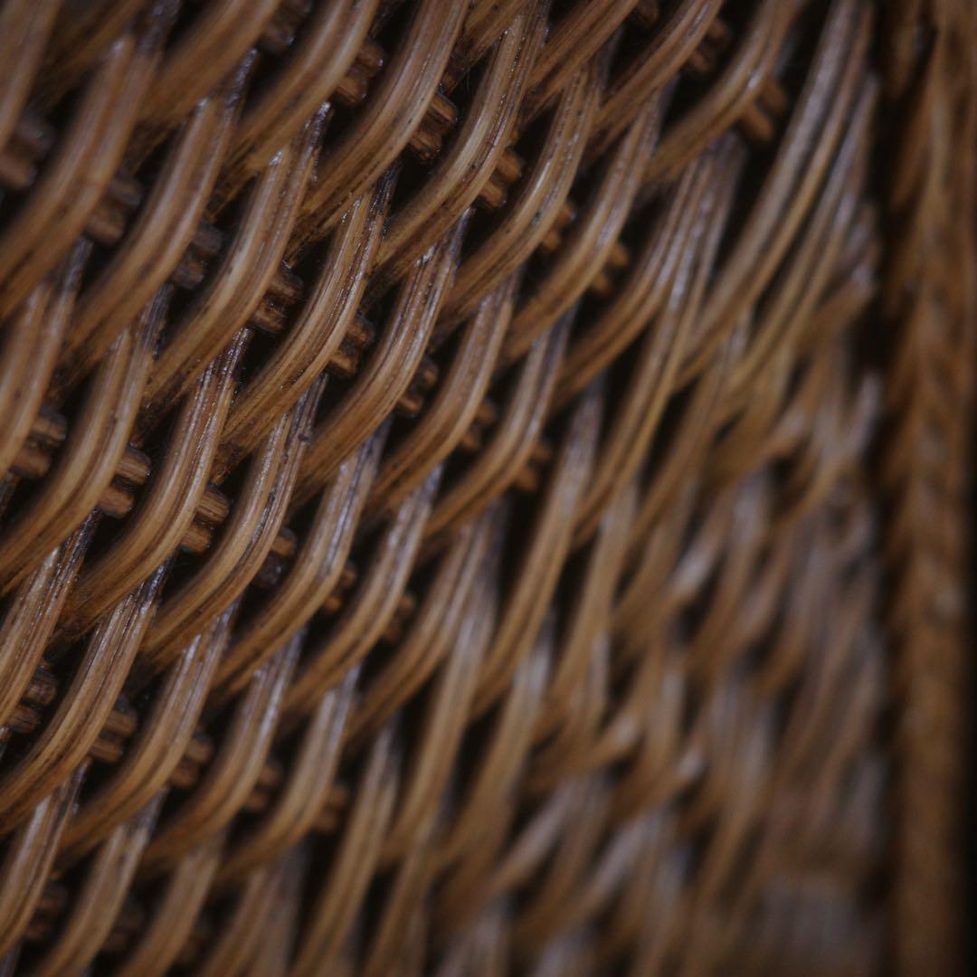 ラタンチェアA (直接引取りのみ・セット割引可) 椅子 古道具