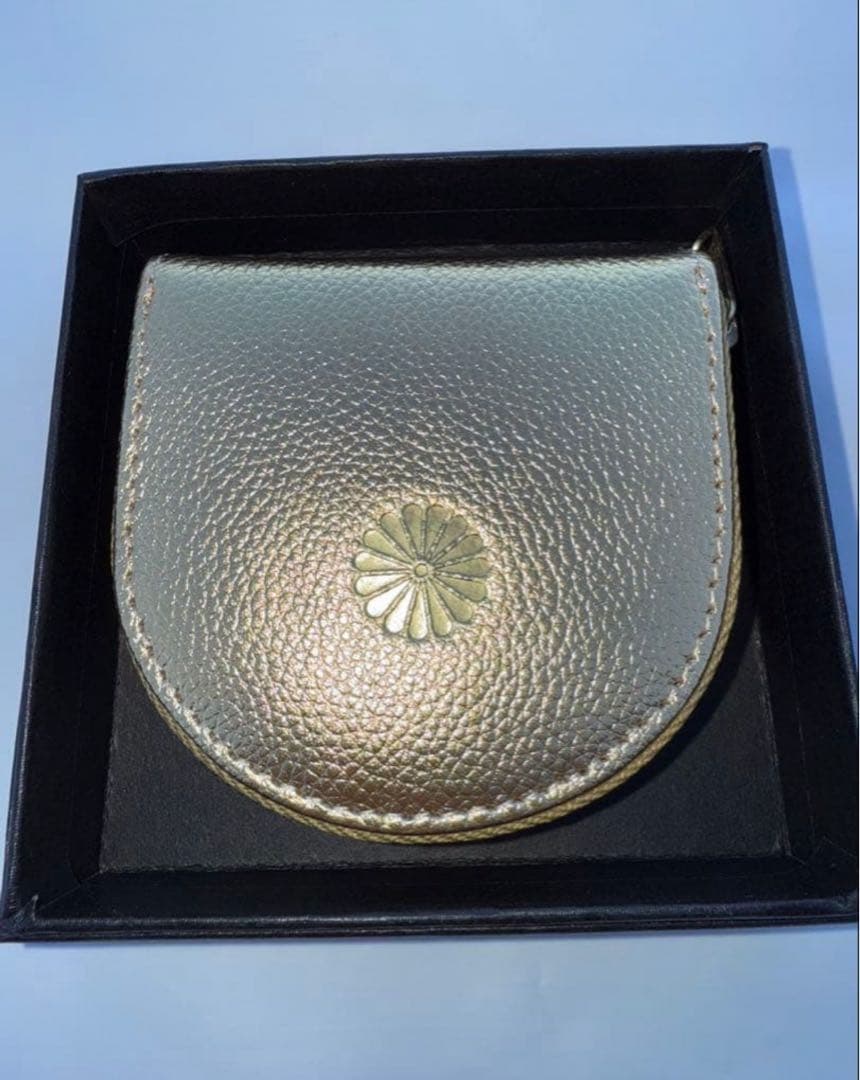 皇居 財布 小銭入れ ゴールド 大安吉日購入【1点限り】