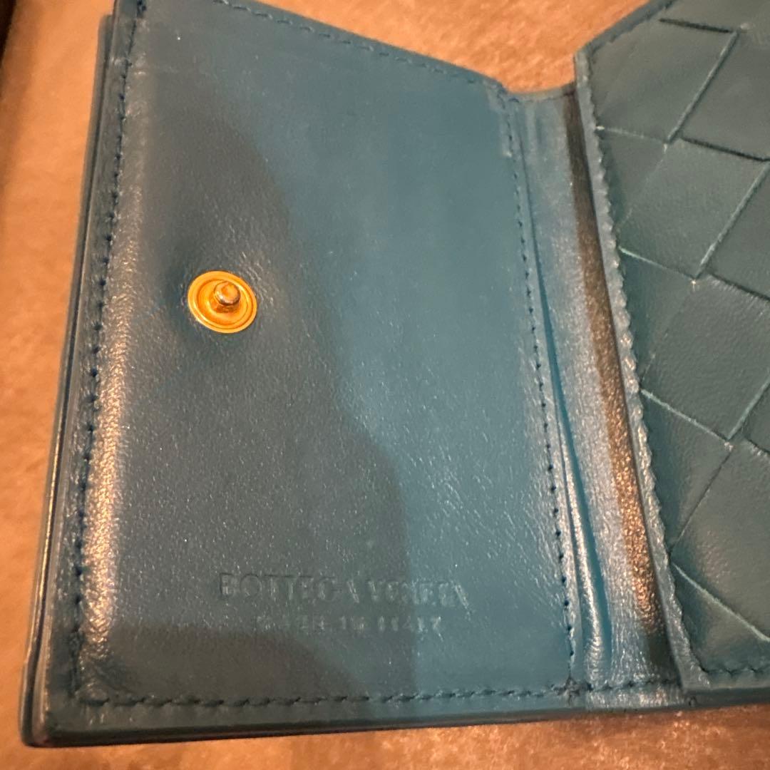 ボッテガヴェネタ イントレチャート レザー 三つ折り 財布 ウォレット