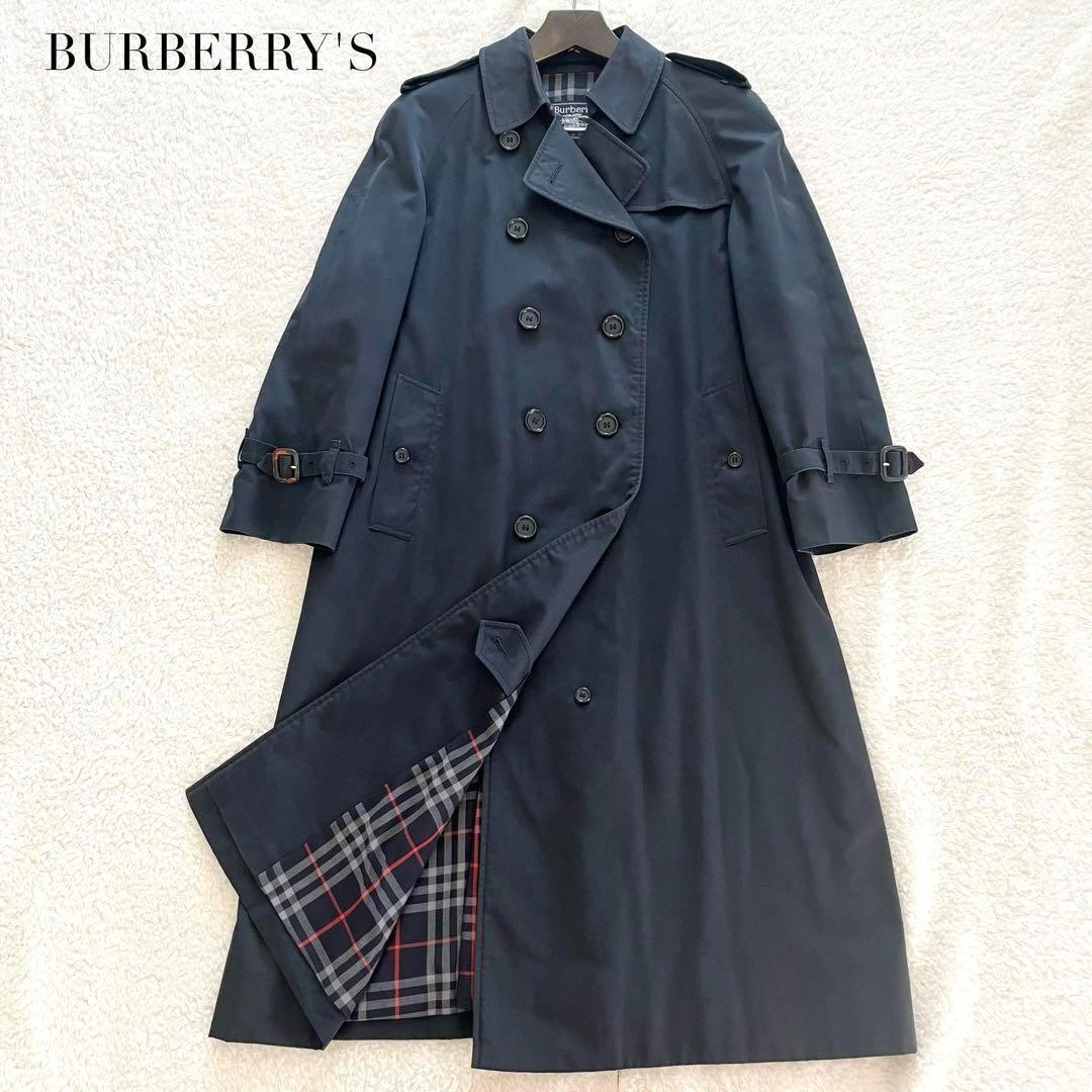 バーバリー トレンチコート ノバチェック ロング ダブル イングランド製