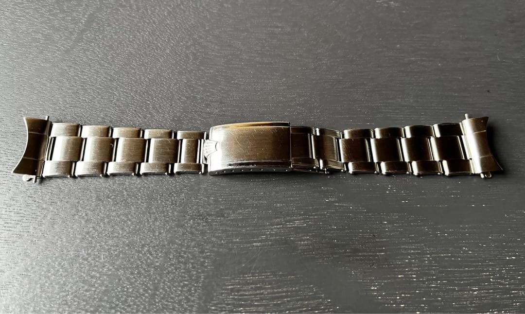 ロレックス純正品 デベソバックル リベットブレス 20mm