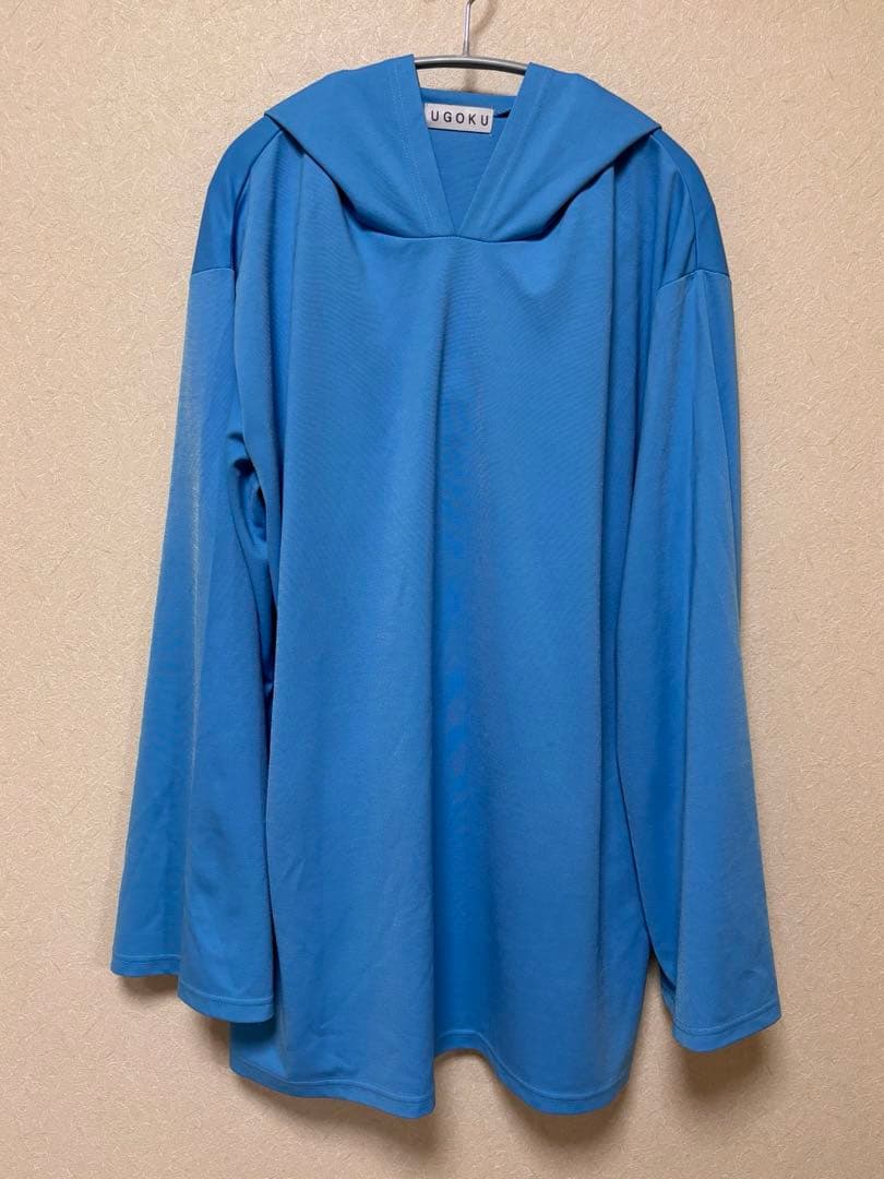 うごくちゃん×ヴィレッジヴァンガード 水色パーカー