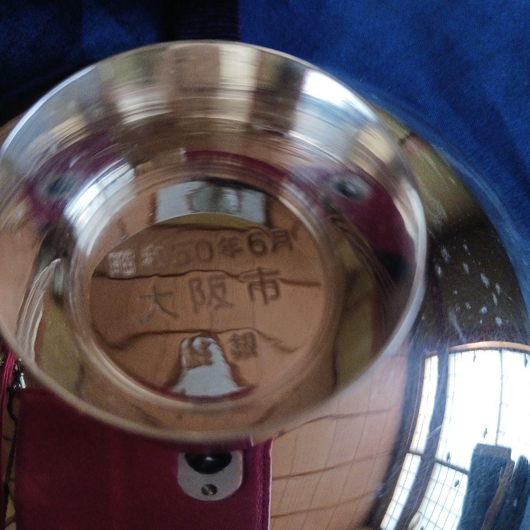 純銀杯(大阪市ロゴ入り)木箱入り