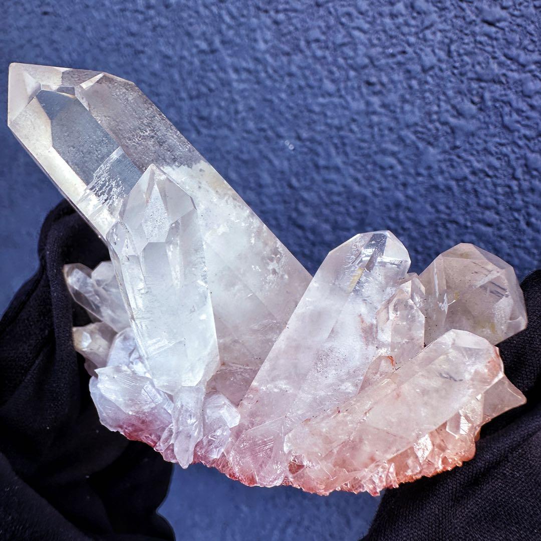 爆アレ❗️オーラ皮膜☆レインボー☆可愛い♡超綺麗ヒマラヤクラスター天然石A1525