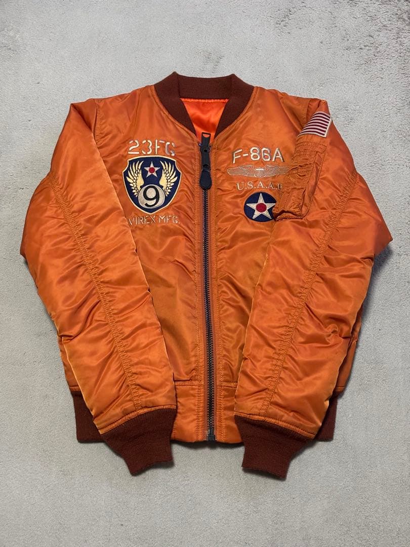 【超美品】AVIREX / MA-1 フライングシャーク