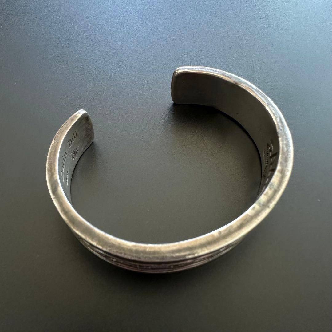 Navajo Darin Bill ヘビーゲージ バングル スタンプワーク