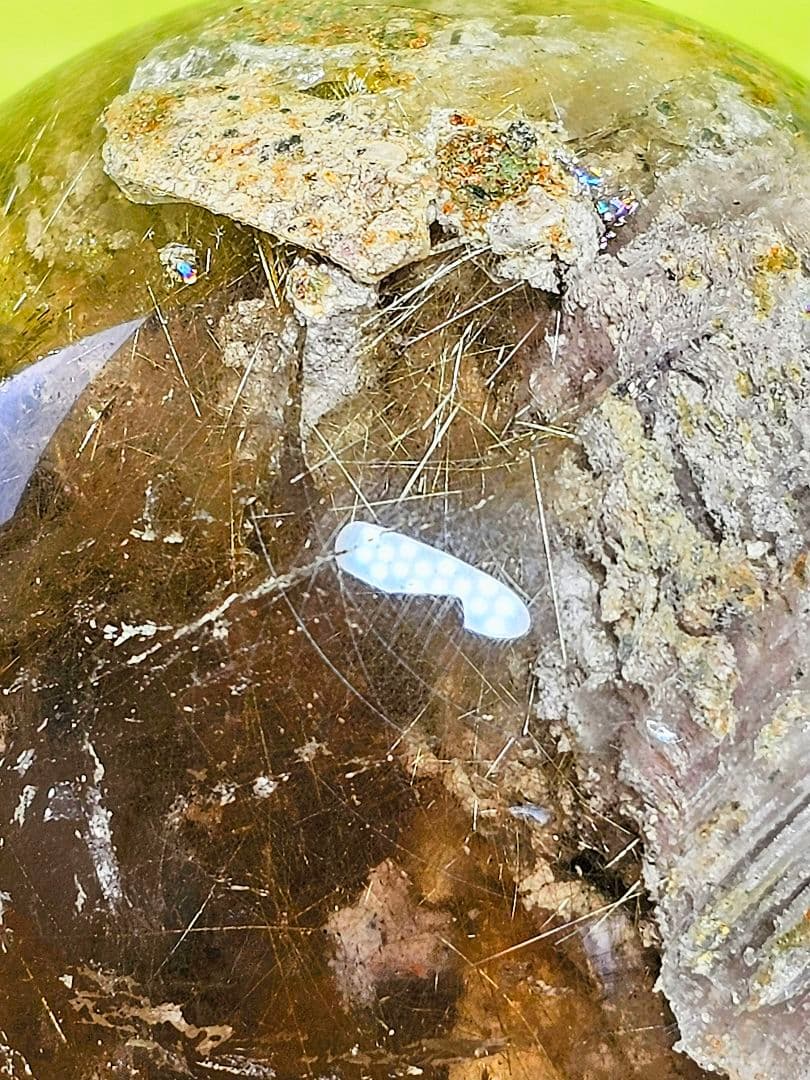 金運上昇‼️ルチル&ガーデンクォーツの丸玉