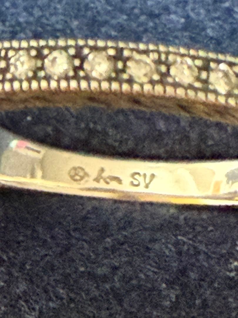 hum 半人前　シルバーリング　ダイヤ　オパール 12号　代官山蔦屋書店にて購入