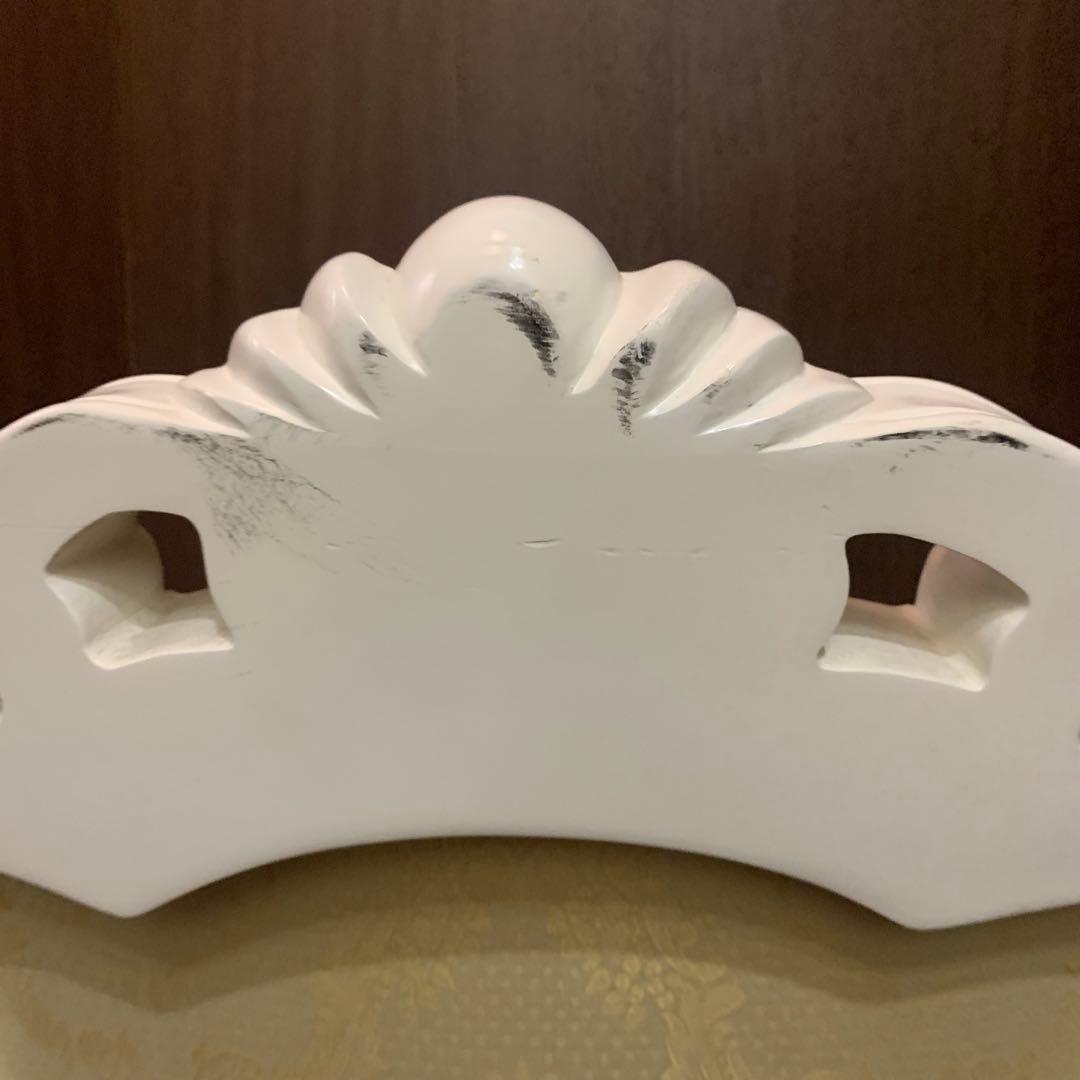 チェア　ダイニングチェア　椅子　家具　アンティーク風　猫脚　ホワイト