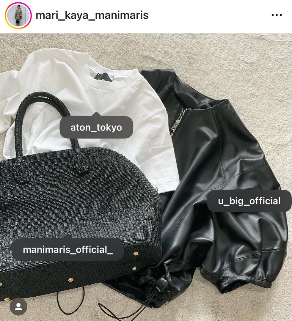 【美品】ラムレザー パフスリーブジャケット