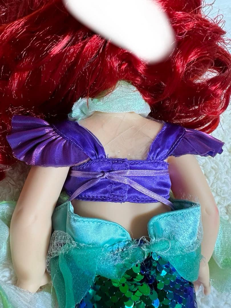 ディズニー、アニメータードールの人形（アリエル）ライト付き