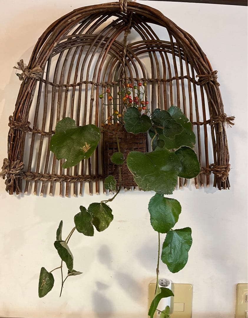 サデミと山葡萄花入