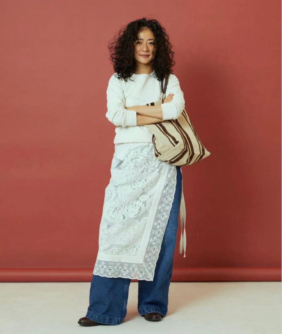 フリーダ　アンティークレース　巻きスカート