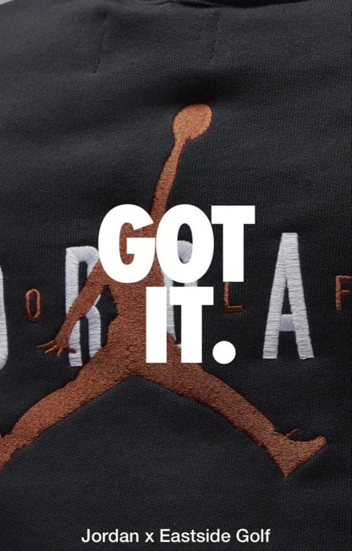 Jordan x eastside ゴルフフーディー イーストサイド パーカー