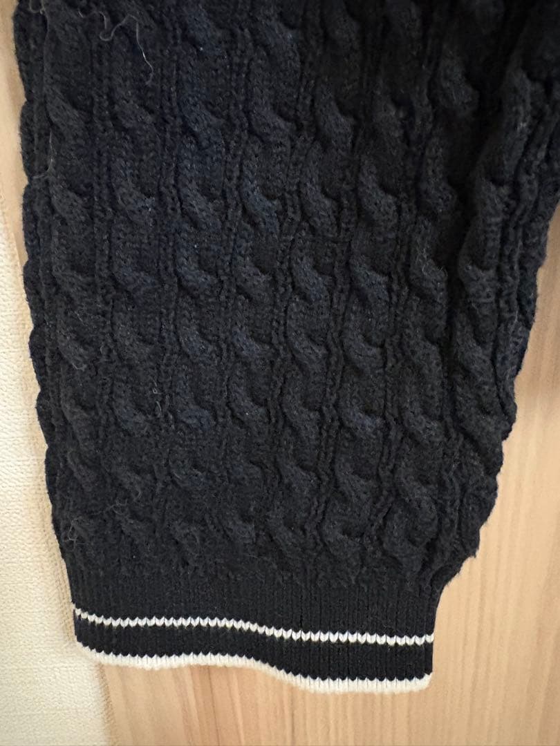 Christian Dior CD SPORTS Vネックセーター M 黒