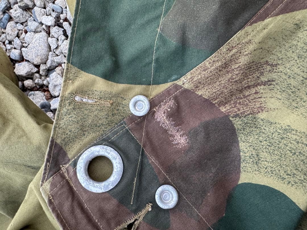 ベルギー軍　1956年　2枚セット M54カモ 軍幕