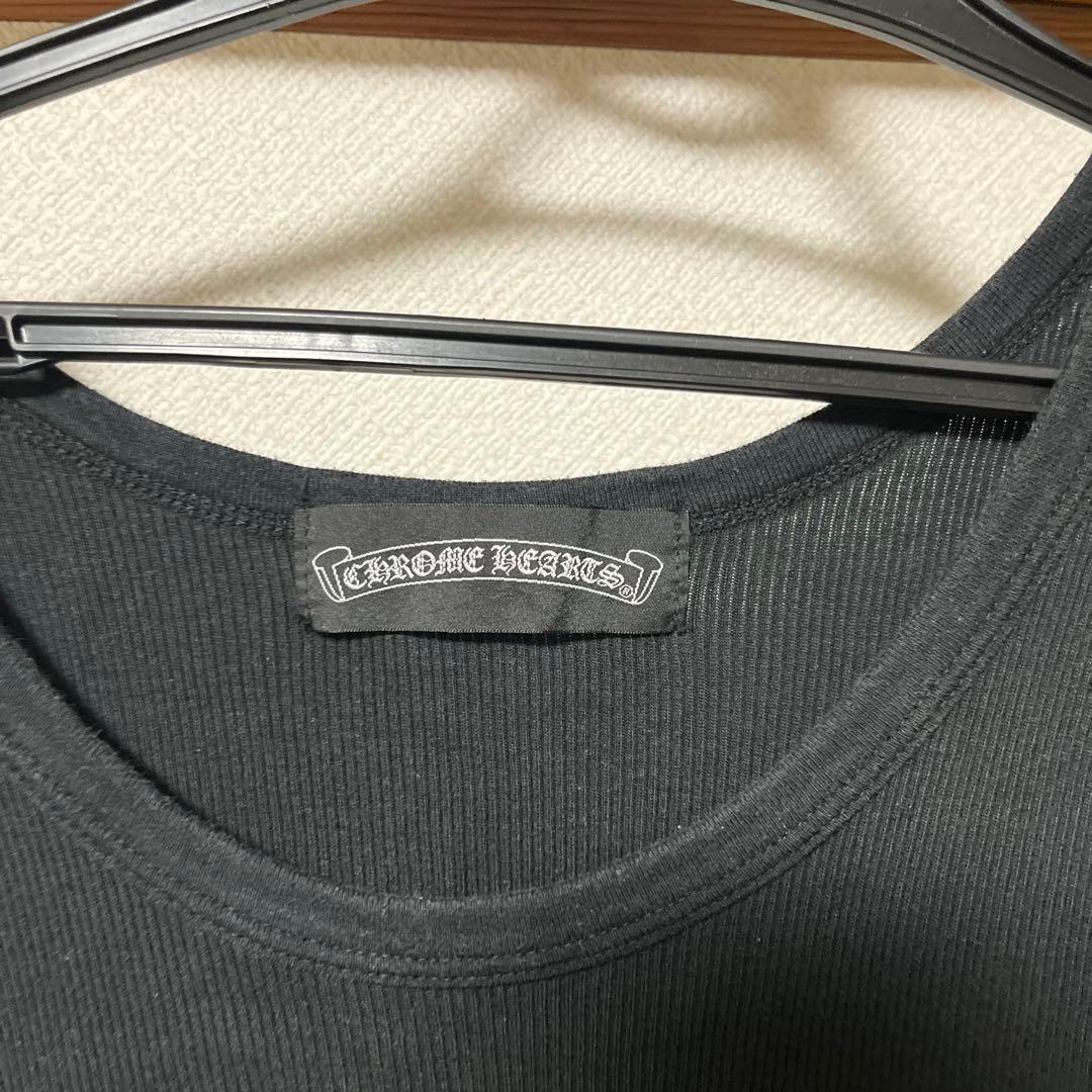 最終値下げ　CHROME HEARTS ブラックタンクトップ
