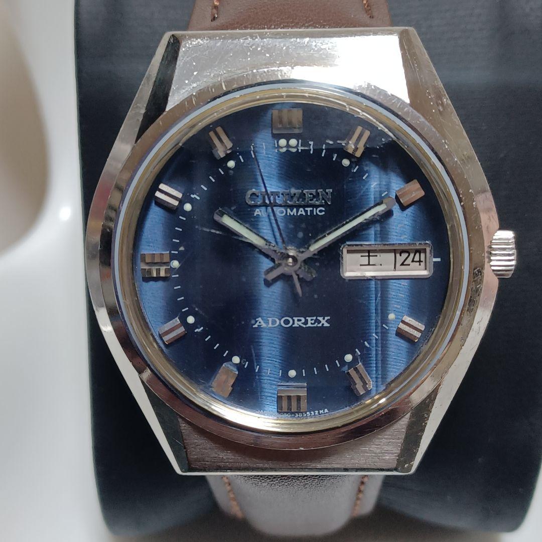 CITIZEN アドレックス 自動巻き カットガラス