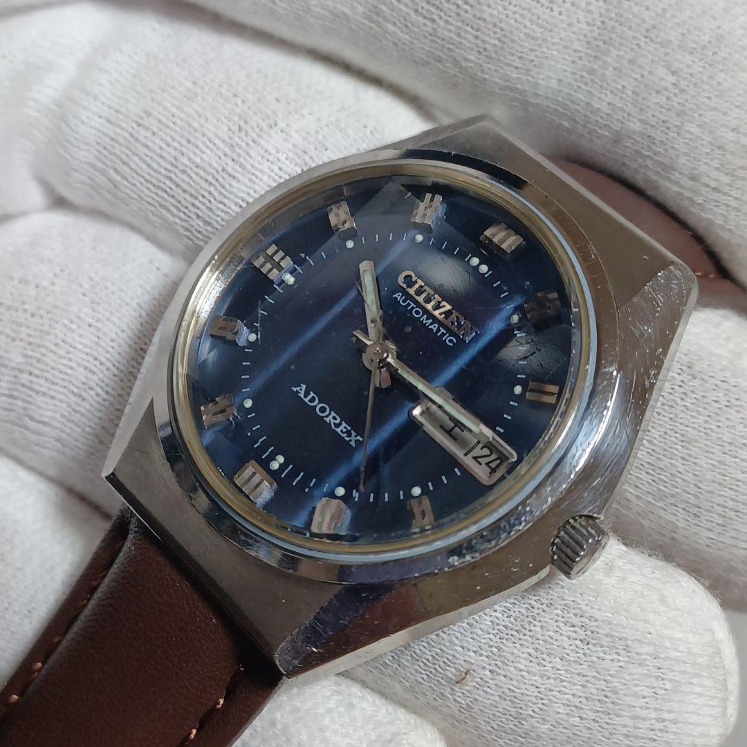 CITIZEN アドレックス 自動巻き カットガラス